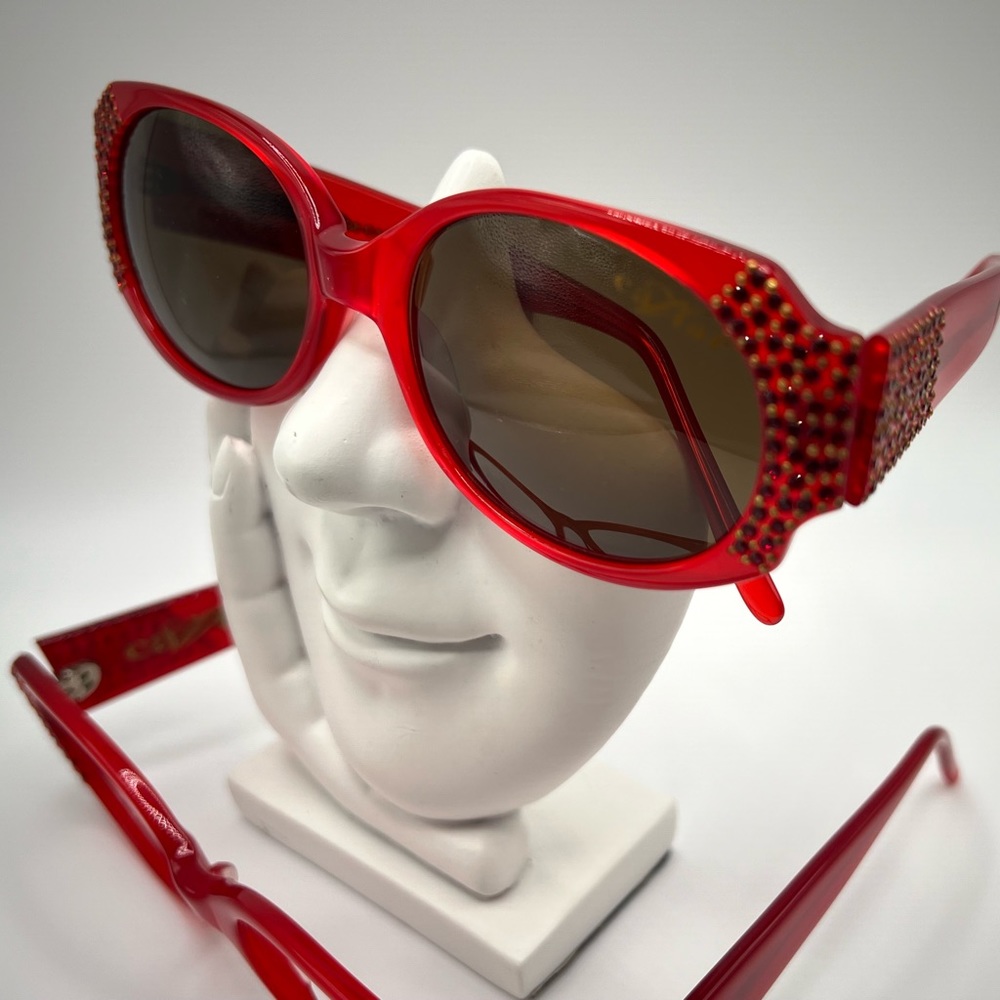 Authentic Design Optical Red Frame/ Eyeglasses/Su… - image 8